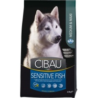 Farmina Cibau Сухой корм для взрослых собак Medium & Maxi Sensitive, рыба