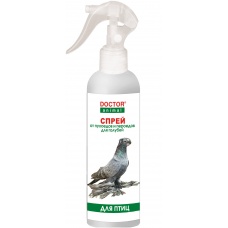 Спрей антипаразитарный от пухоедов и пероедов для птиц Doctor Animal, уп. 180 мл.