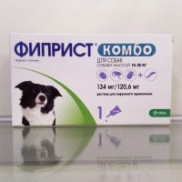 Фиприст Комобо (КРКА) для собак (10-20 кг), 1пип/уп.